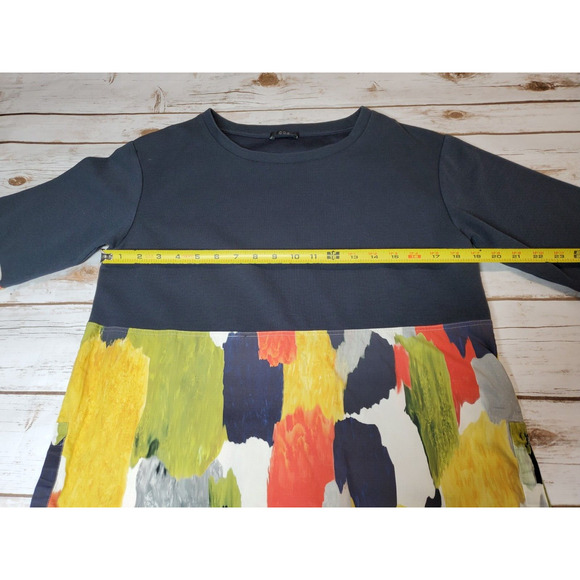 COS Top Womens Small Art To Wear Lagenlook Boho Colorful Minimalist - Picture 5 of 9